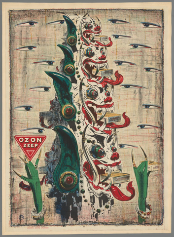 Affiche « Ozon Zeep c.f.t.a. ». Reproduction intégrale de l’exemplaire conservé par Rijksmuseum.