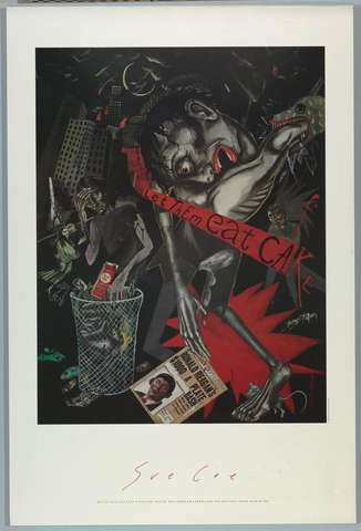 Affiche « Let Them Eat Cake ». Reproduction intégrale de l’exemplaire conservé par Cooper Hewitt, Smithsonian Design Museum.