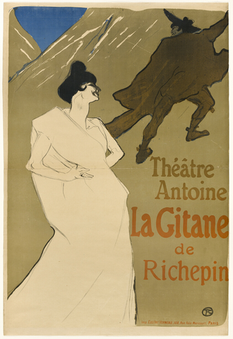 Affiche « La Gitane ». Reproduction intégrale de l’exemplaire conservé par Art Institute of Chicago.