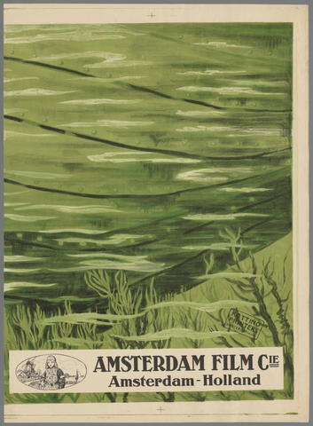 Affiche « Amsterdam Film Cie. Amsterdam Holland ». Reproduction intégrale de l’exemplaire conservé par Rijksmuseum.