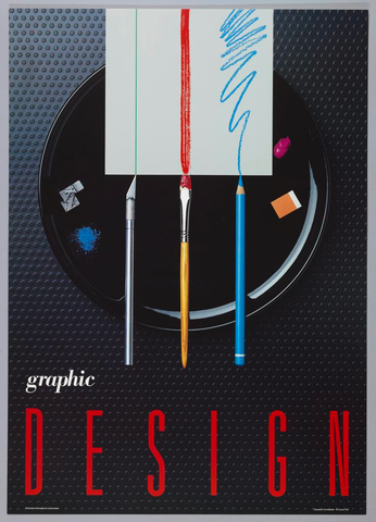 Affiche « Champion International Corp., Graphic Design ». Reproduction intégrale de l’exemplaire conservé par Cooper Hewitt, Smithsonian Design Museum.