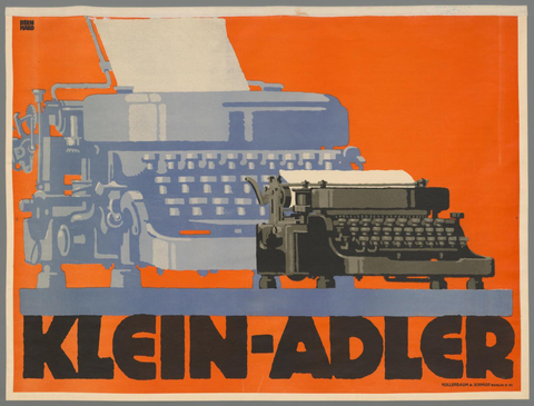Affiche « Klein-Adler ». Reproduction intégrale de l’exemplaire conservé par Rijksmuseum.