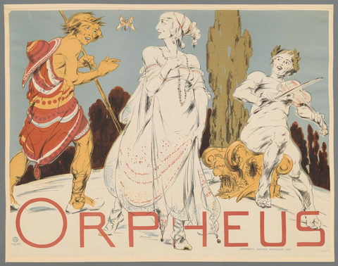 Affiche « Orpheus ». Reproduction intégrale de l’exemplaire conservé par Rijksmuseum.