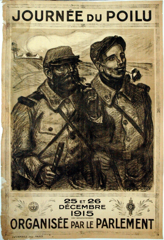 Affiche « The Day of the Doughboy ». Reproduction intégrale de l’exemplaire conservé par Art Institute of Chicago.
