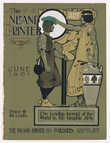 Affiche « The Inland Printer, June 1901 ». Reproduction intégrale de l’exemplaire conservé par The Metropolitan Museum of Art.