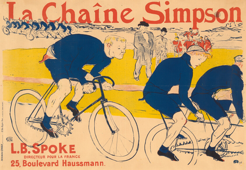 Affiche « The Simpson Chain ». Reproduction intégrale de l’exemplaire conservé par Art Institute of Chicago.