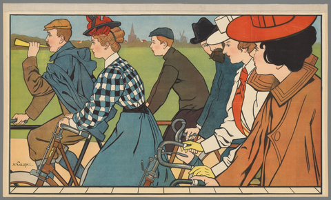 Affiche « Hamers rijwielen ». Reproduction intégrale de l’exemplaire conservé par Rijksmuseum.