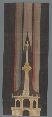 Affiche « Ontwerp voor een affiche voor Koningsgist ». Reproduction intégrale de l’exemplaire conservé par Rijksmuseum.