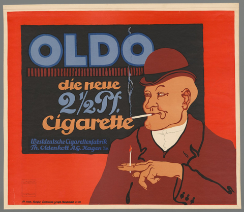 Affiche « Poster Oldo ». Reproduction intégrale de l’exemplaire conservé par Rijksmuseum.
