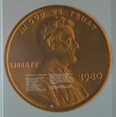 Affiche « In God We Trust ». Reproduction intégrale de l’exemplaire conservé par Cooper Hewitt, Smithsonian Design Museum.