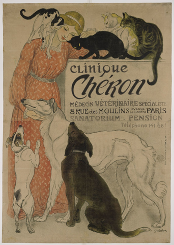 Affiche « Clinique Chéron ». Reproduction intégrale de l’exemplaire conservé par Rijksmuseum.