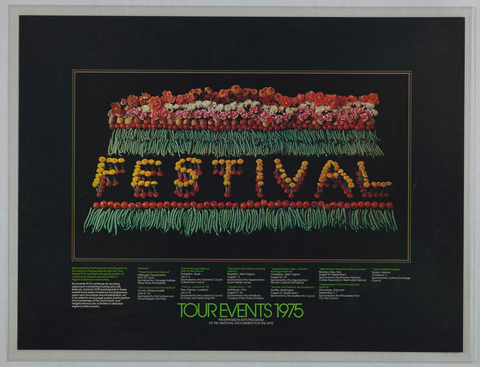 Affiche « Tous Events ». Reproduction intégrale de l’exemplaire conservé par Cooper Hewitt, Smithsonian Design Museum.