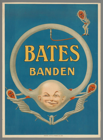 Affiche « Bates banden ». Reproduction intégrale de l’exemplaire conservé par Rijksmuseum.
