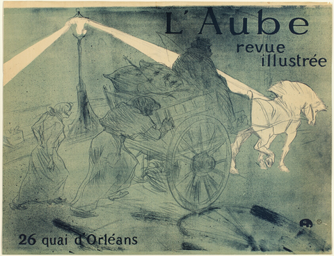 Affiche « L'Aube ». Reproduction intégrale de l’exemplaire conservé par Art Institute of Chicago.