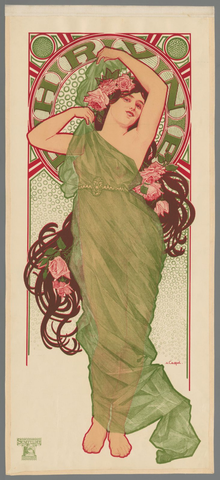 Affiche « Phryne ». Reproduction intégrale de l’exemplaire conservé par Rijksmuseum.