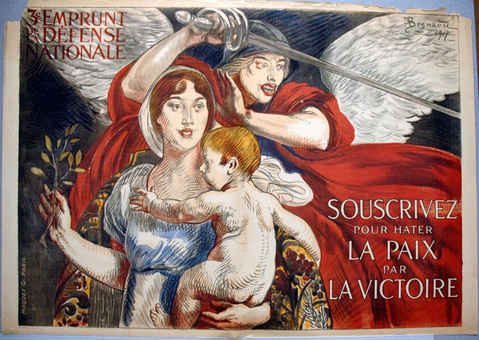 Affiche « Subscribe in Order to Hasten Peace through Victory. ». Reproduction intégrale de l’exemplaire conservé par Art Institute of Chicago.